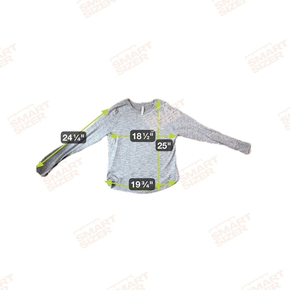 Athleta Long Sleeve Gray Workout Yoga Top Size Medium - Picture 5 of 9